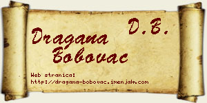 Dragana Bobovac vizit kartica
